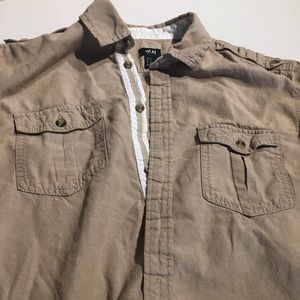 H&M military style shirt medium